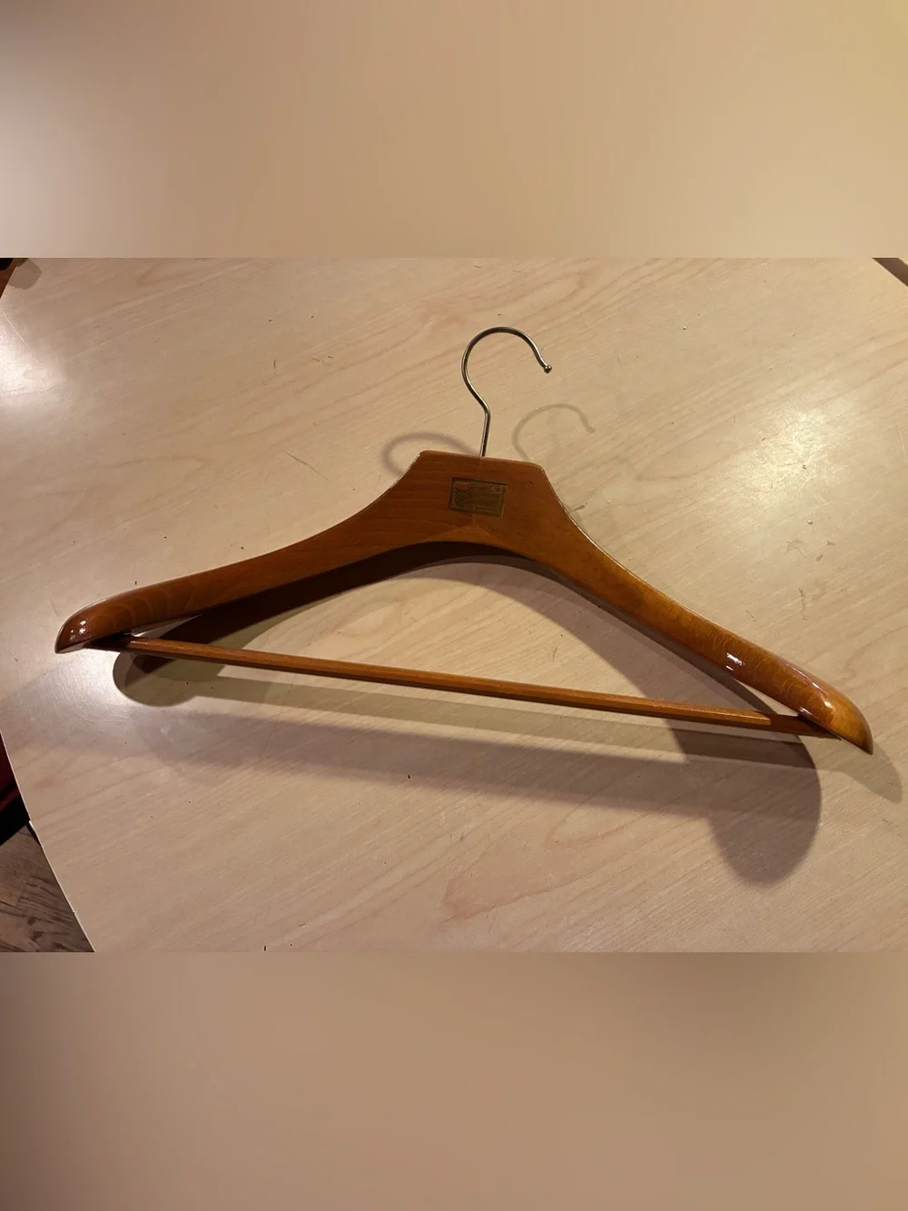 Vintage Fitwell 6 wooden clothes closet hanger made in Germany